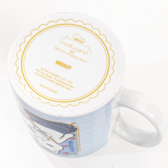 Mofusand Sanrio Hello Kitty Mug Kingsley Cafe Limited Edition Promotional Rare - Picture 4 of 5
